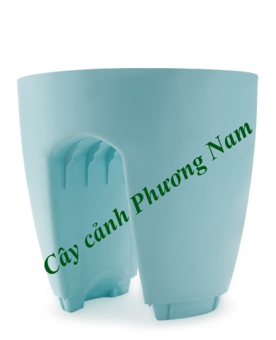 Chậu nhựa lan can 30 x 30 cm (xanh) Chậu nhựa lan can 30 x 30 cm (xanh)