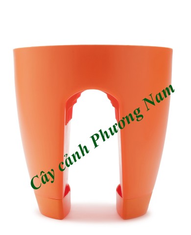 Chậu nhựa lan can 30 x 30 cm (cam) Chậu nhựa lan can 30 x 30 cm (cam)