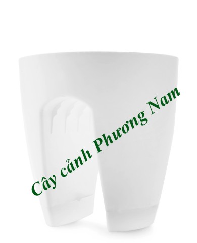 Chậu nhựa lan can 30 x 30 cm (trắng) Chậu nhựa lan can 30 x 30 cm (trắng)
