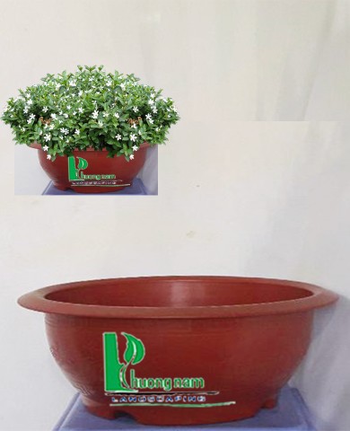 Chậu nhựa tròn 66 x 28 cm (đỏ)