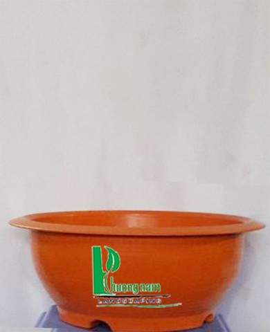Chậu nhựa tròn 56 x 26 cm (cam)