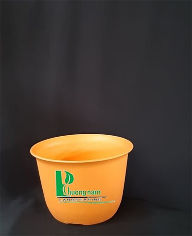 Chậu nhựa tròn 20 x 13 cm (cam) Chậu nhựa tròn 20 x 13 cm (cam)
