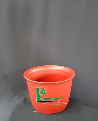 Chậu nhựa tròn 20 x 13 cm (đỏ) Chậu nhựa tròn 20 x 13 cm (đỏ)