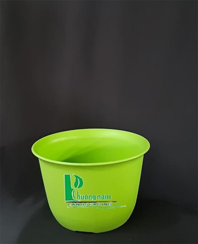 Chậu nhựa tròn 20 x 13 cm (xanh) Chậu nhựa tròn 20 x 13 cm (xanh)